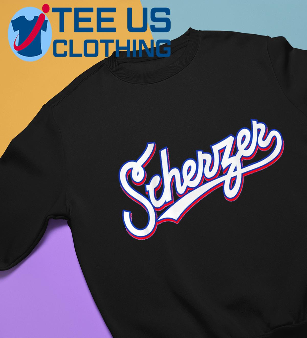 Texas Rangers Max Scherzer Men's Cotton T-Shirt - Heather Gray - Texas | 500 Level Major League Baseball Players Association (MLBPA)