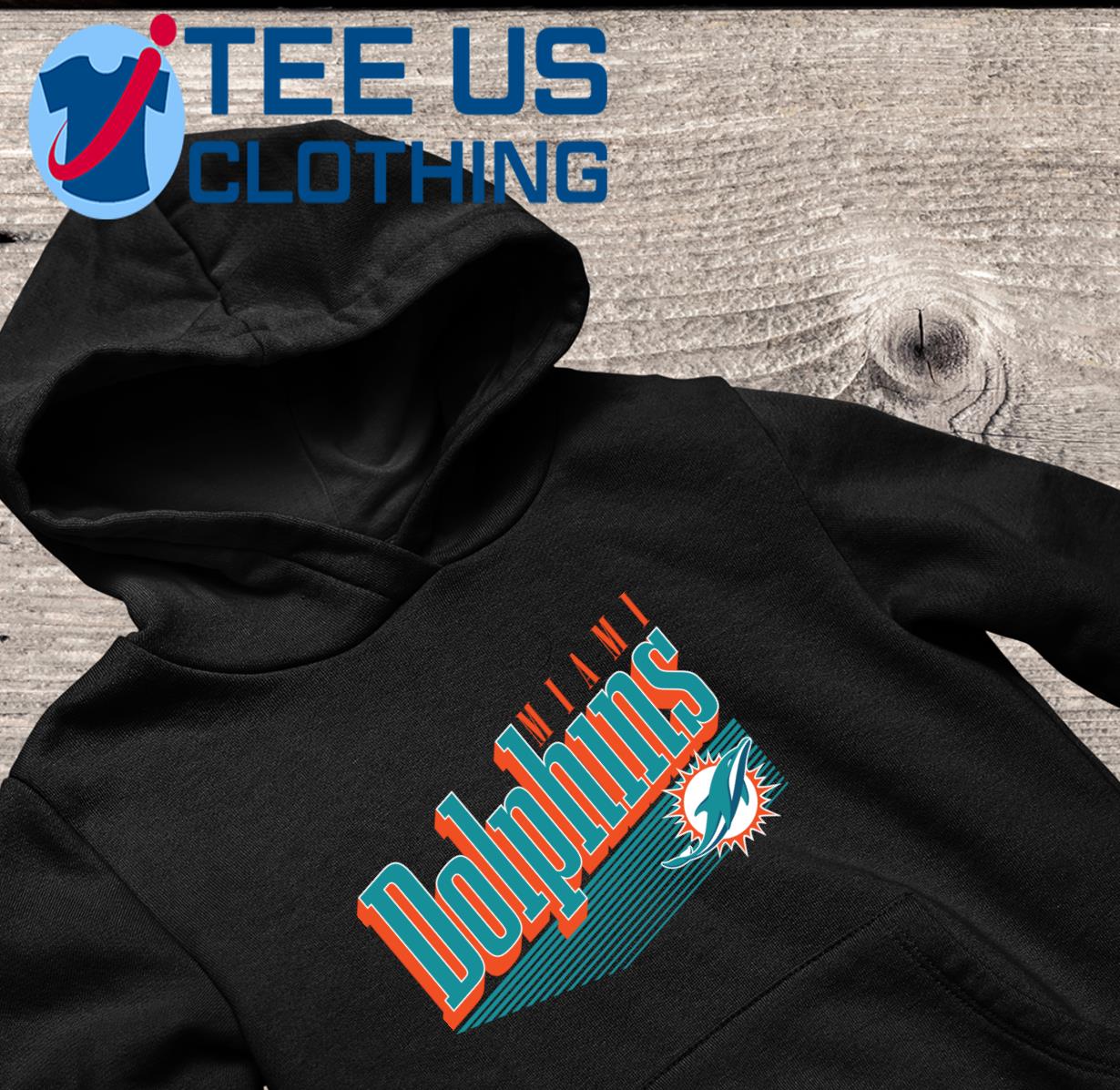 Miami Dolphins Fashion Preferred Logo Hoodie - Womens