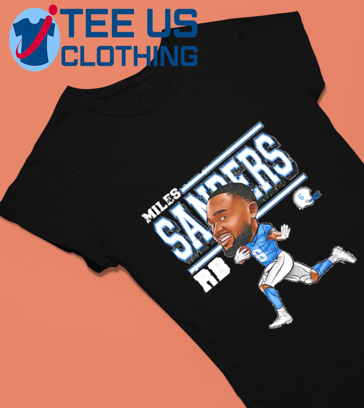 Miles Sanders Carolina Cartoon Football t-shirt by To-Tee Clothing - Issuu