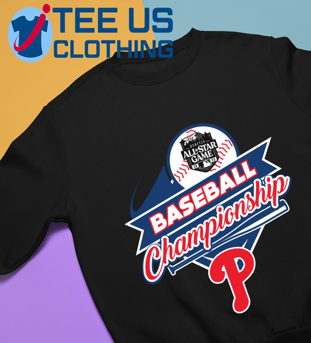 Philadelphia Phillies Seattle All-star game 2023 baseball Championship logo  T-shirt, hoodie, sweater, long sleeve and tank top