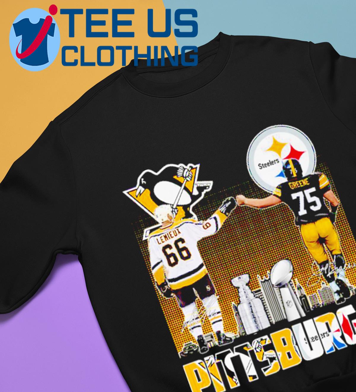 Pittsburgh Steelers Penguins Pirates logo mashup shirt, hoodie, sweater,  long sleeve and tank top