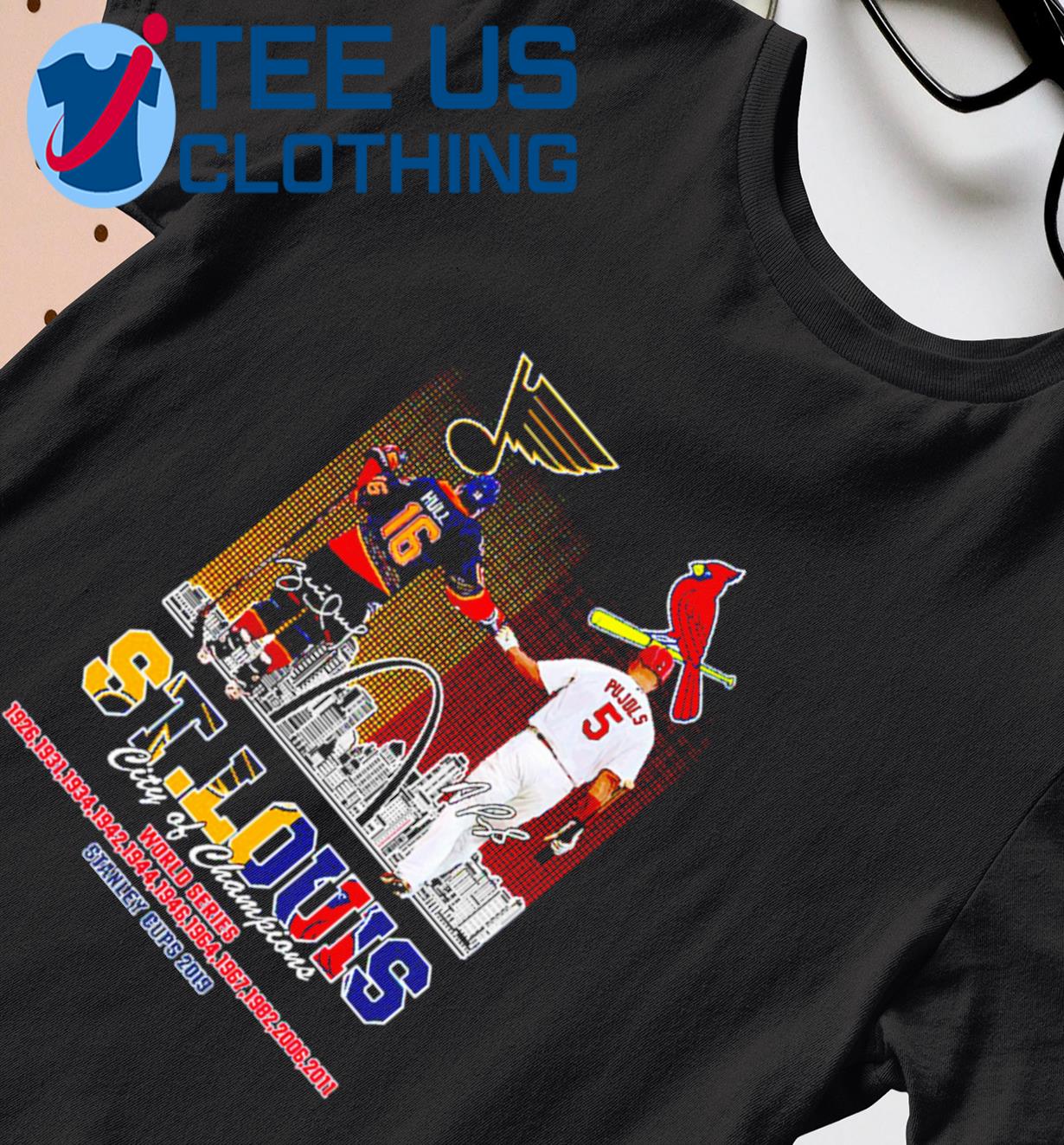 ST Louis City Of Champions Cardinals And Blues shirt, hoodie, sweater, long  sleeve and tank top