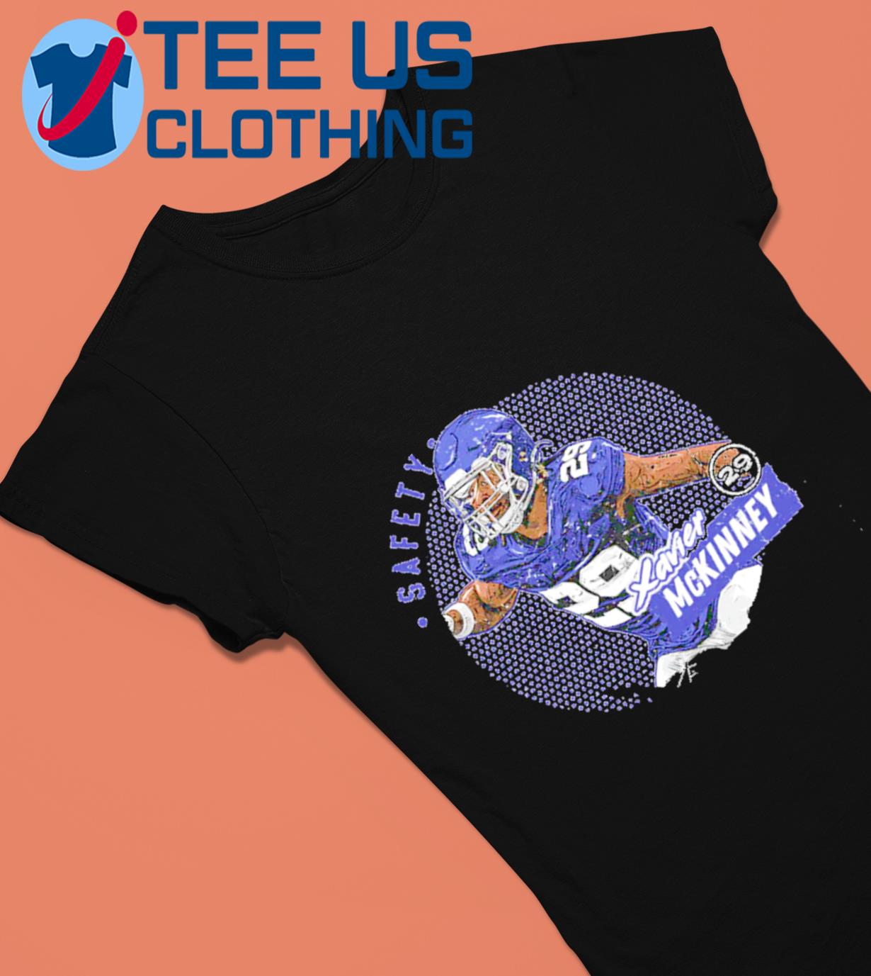 Xavier McKinney New York Giants Dots Safety shirt - Dalatshirt