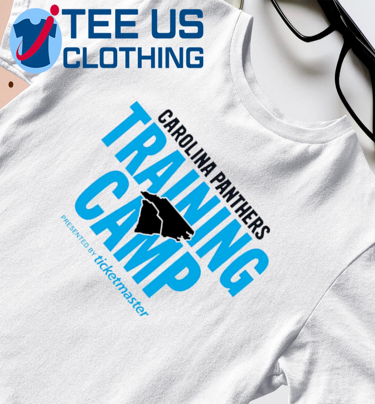 Carolina panthers training camp presented by ticketmaster shirt, hoodie,  sweater, long sleeve and tank top