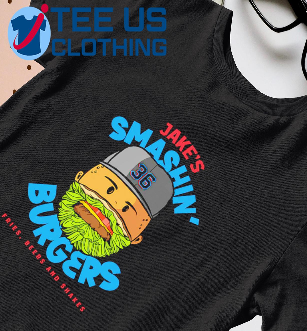 Jake Burger Smashin' Burgers MLBPA Shirt, hoodie, sweater, long sleeve and  tank top