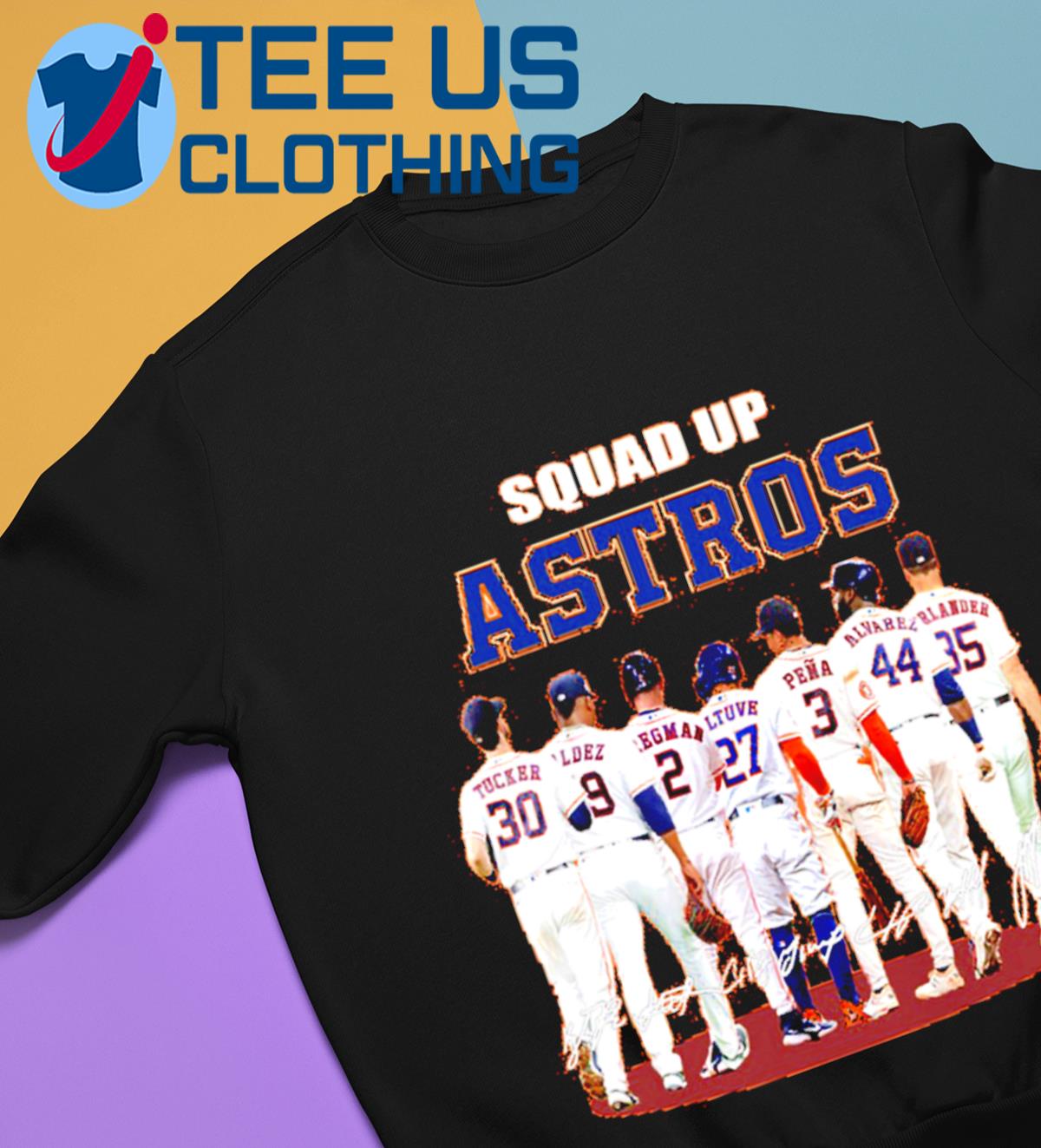 Squad Up Astros Signature T-Shirt, hoodie, sweater, long sleeve and tank top