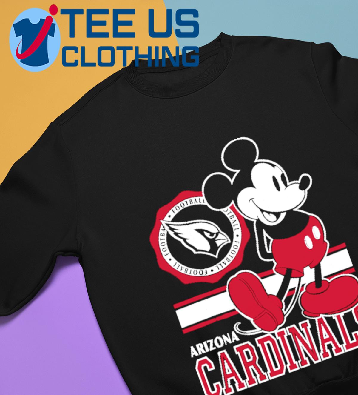 Arizona Cardinals Slogan Desert Football Mickey Mouse T-Shirt - T