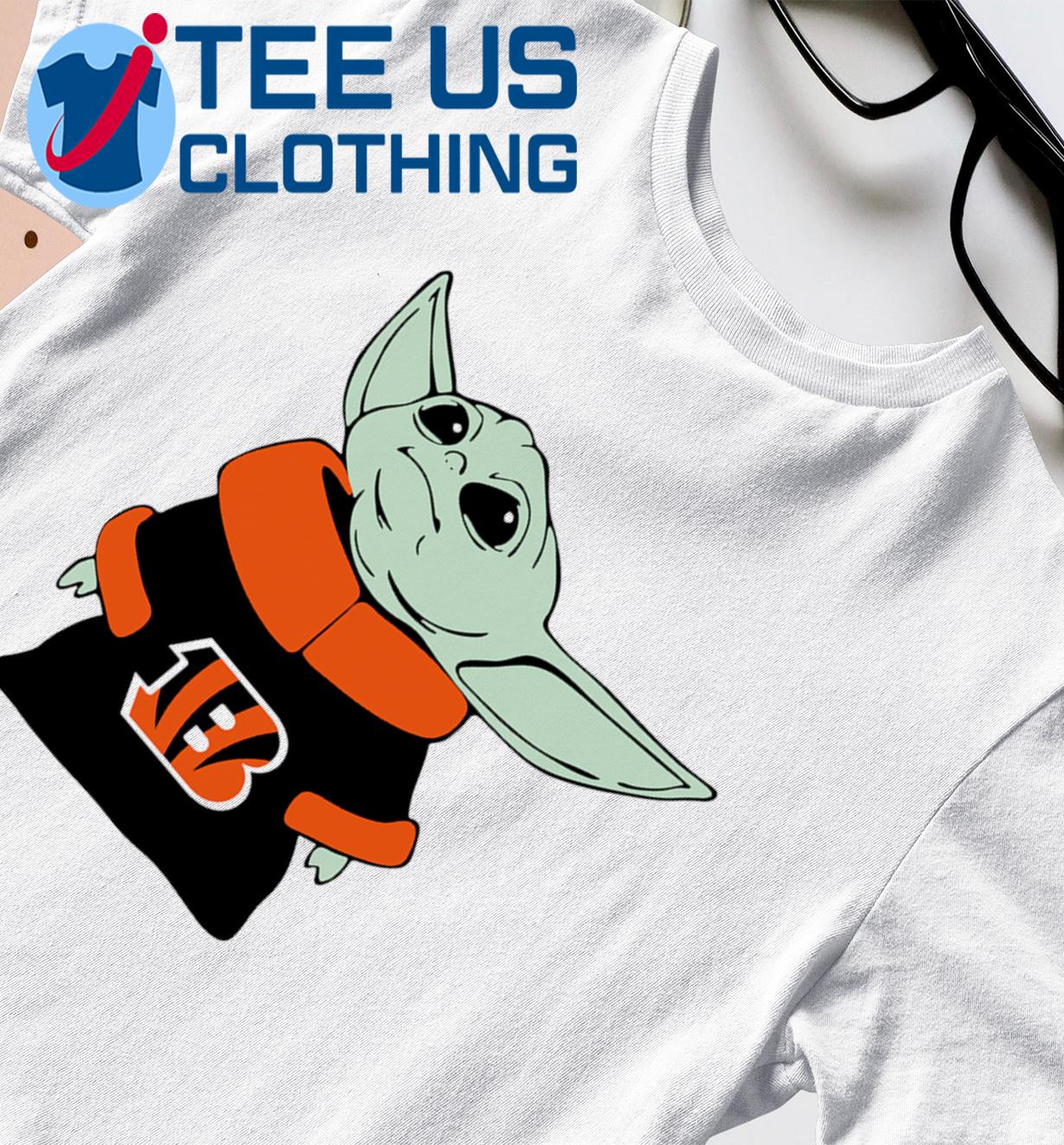 NFL Football Cincinnati Bengals Baby Yoda Star Wars Shirt Youth Sweatshirt