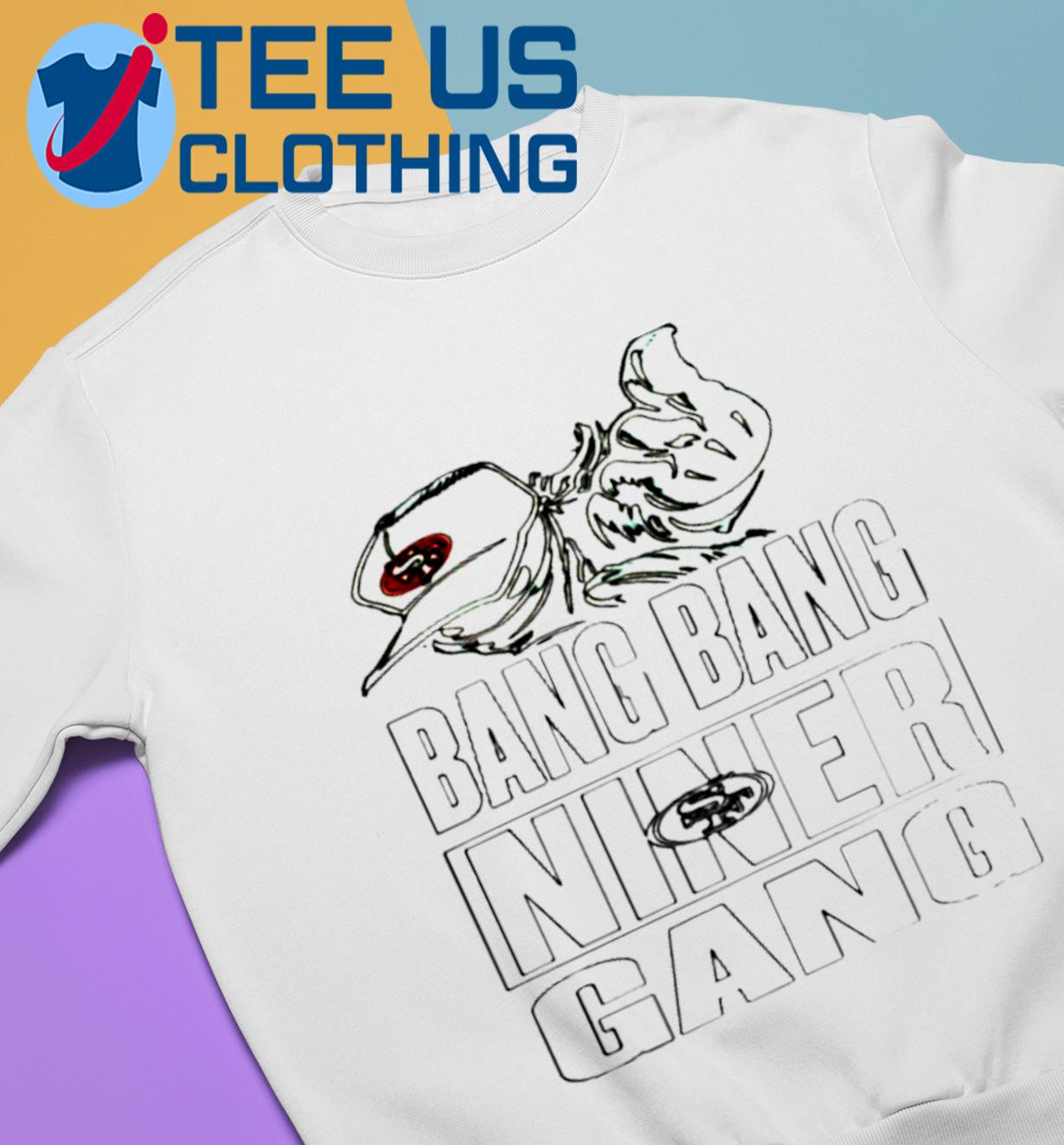 Bang Bang Niner Gang!' Unisex Baseball T-Shirt