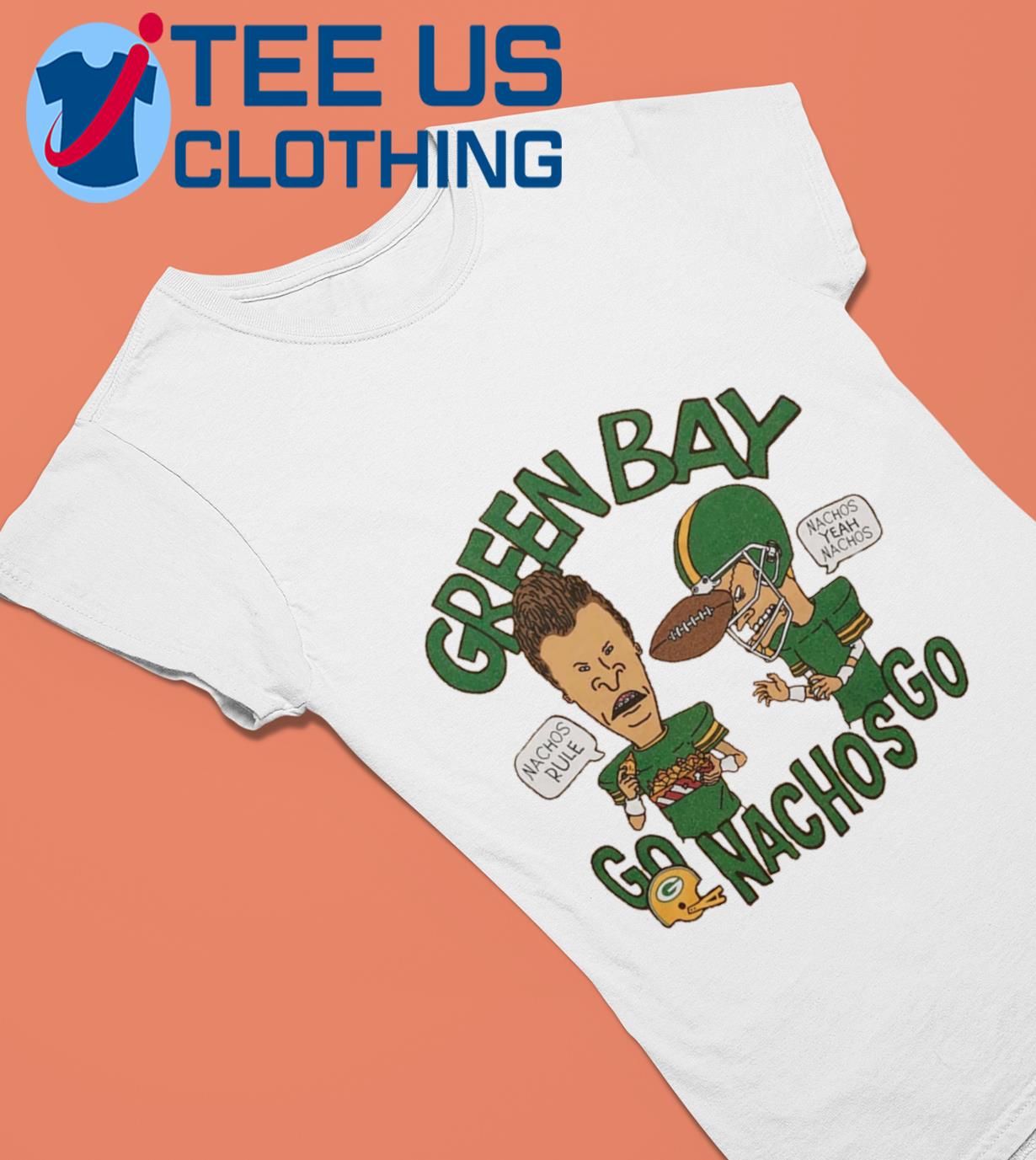 Beavis And Butthead X Green Bay Packers Nachos Shirt