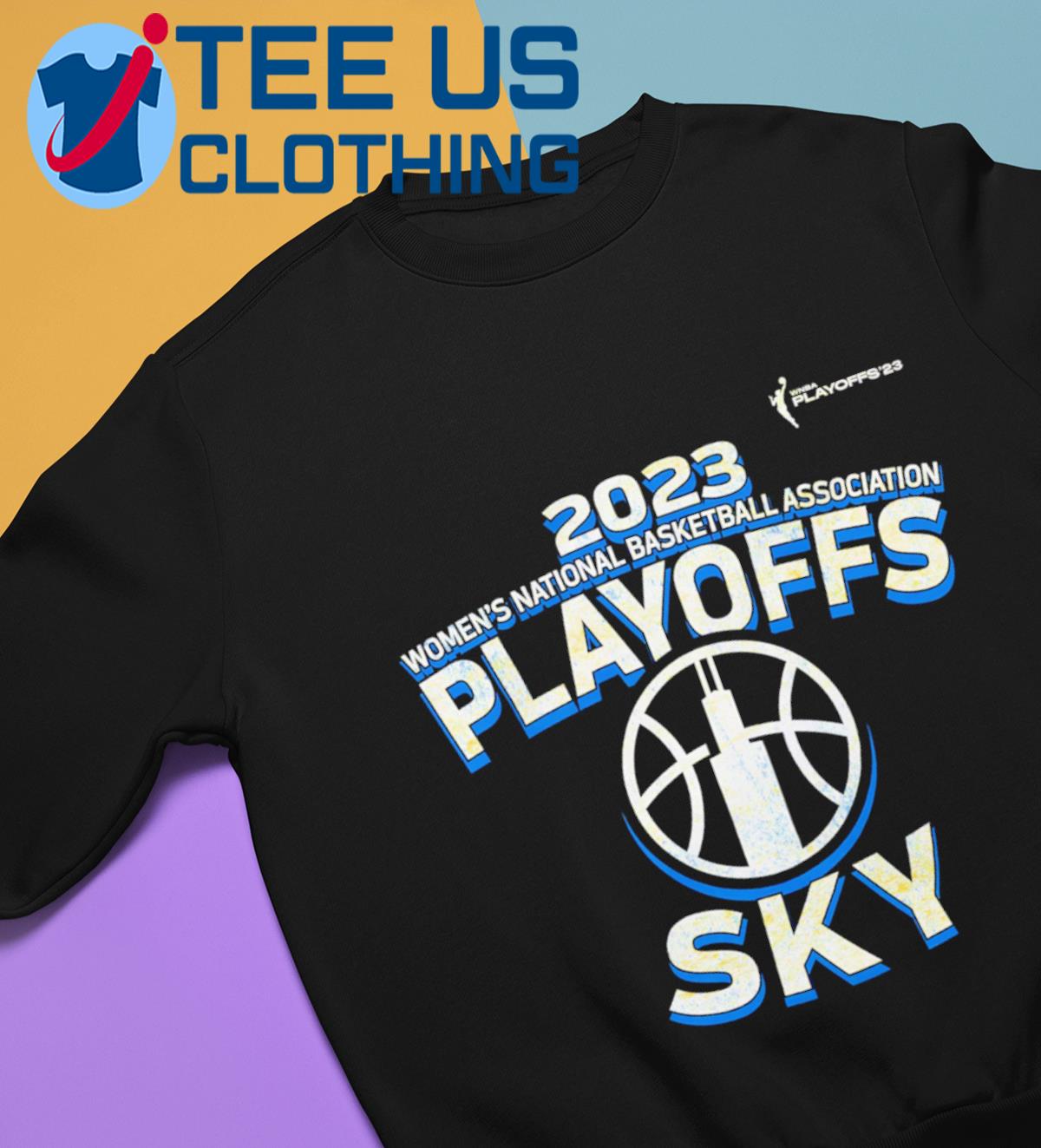 Chicago Sky Stadium Essentials 2023 WNBA Playoffs Dust Shirt