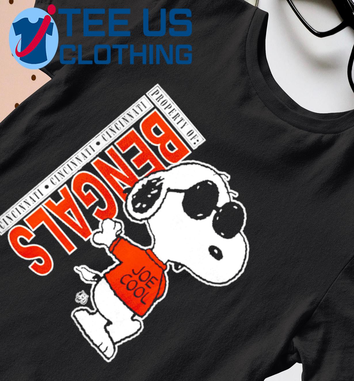 Cincinnati Bengals Snoopy Joe Cool Were Awesome T-Shirt - T-shirts