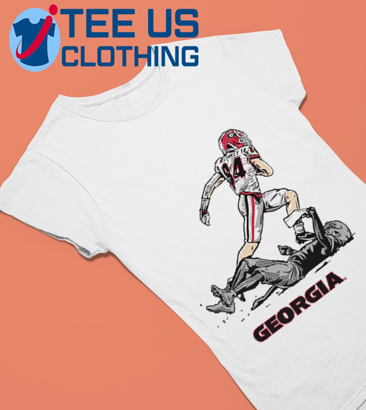 Georgia Football Ladd McConkey Superstar Pose NIL Shirt, hoodie