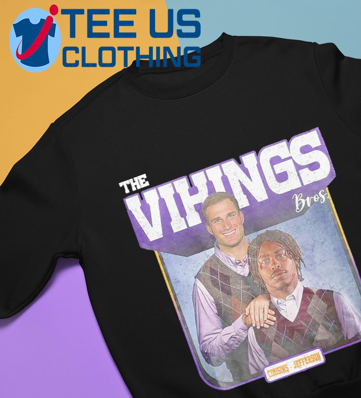 Justin Jefferson And Kirk Cousins Brothers Vikings Shirt, hoodie, sweater, long  sleeve and tank top