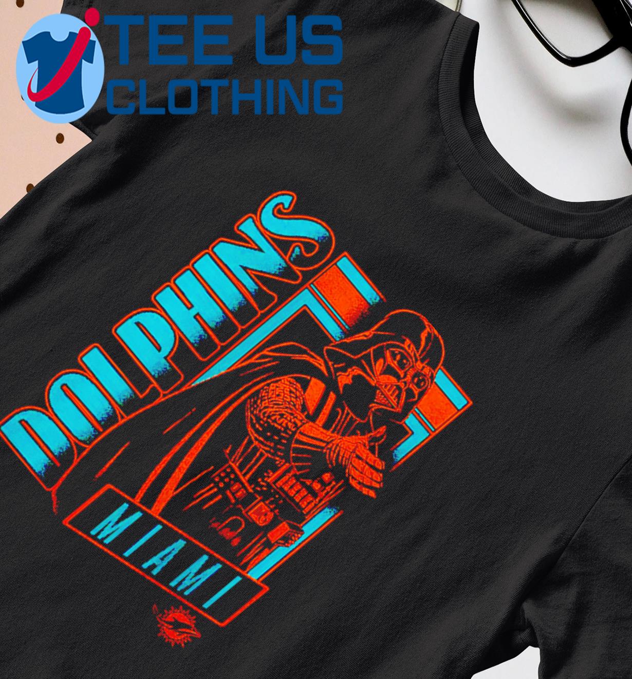 Custom Name And Number Miami Dolphins Darth Vader Star Wars