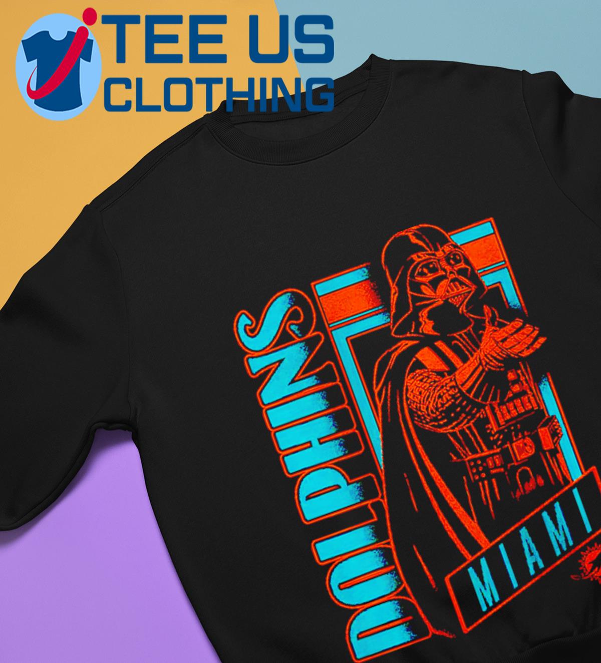 Personalized Miami Dolphins Darth Vader Star Wars All Over Print