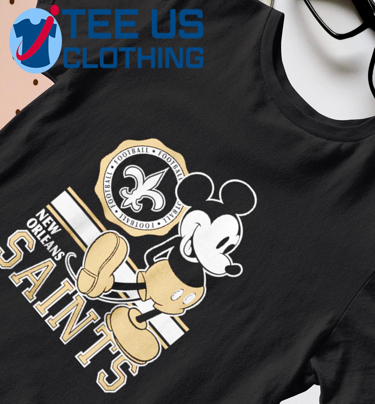 Nfl New Orleans Saints Mickey Mouse Shirt - High-Quality Printed Brand