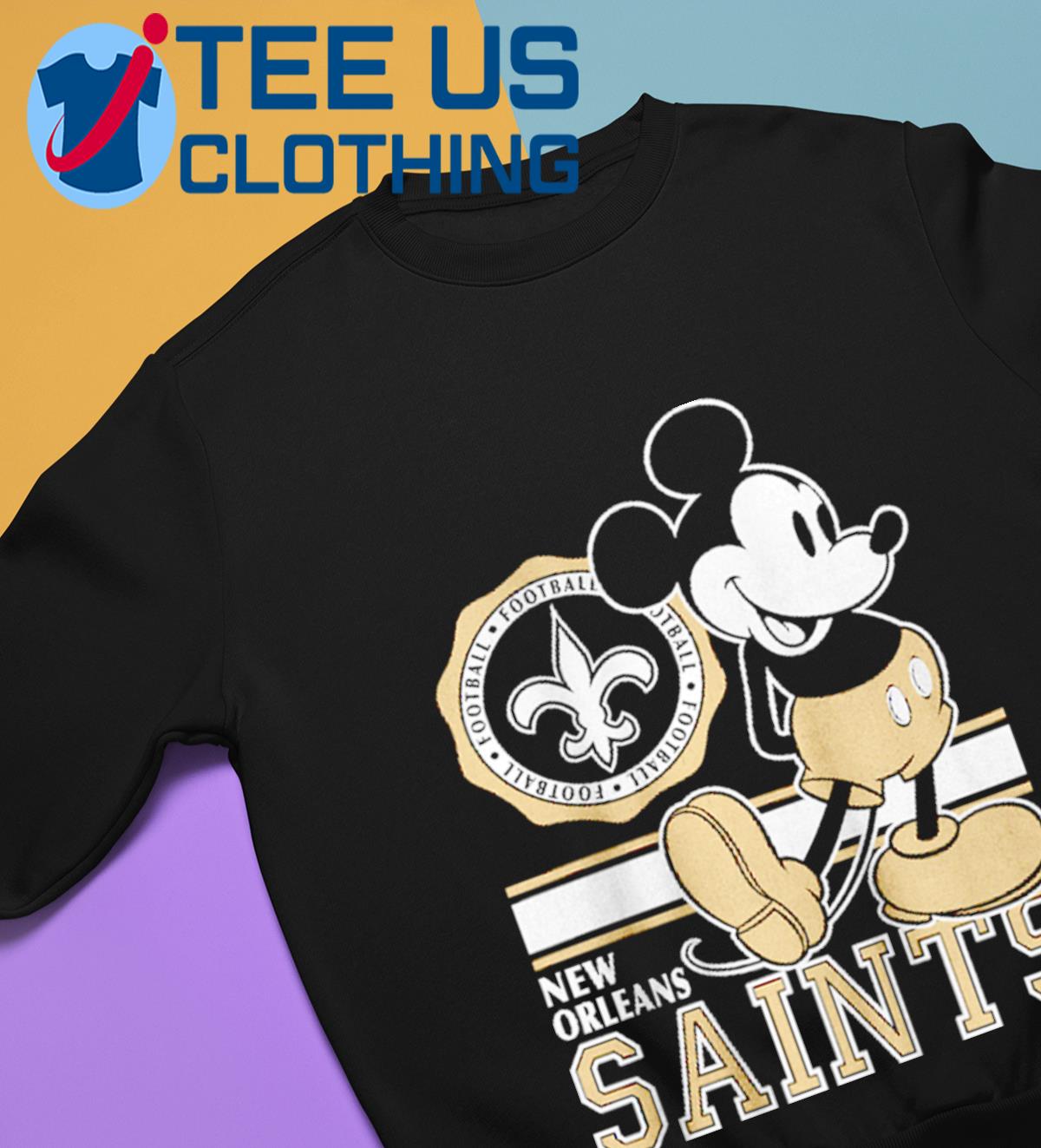 Nfl New Orleans Saints Mickey Mouse Shirt - High-Quality Printed Brand