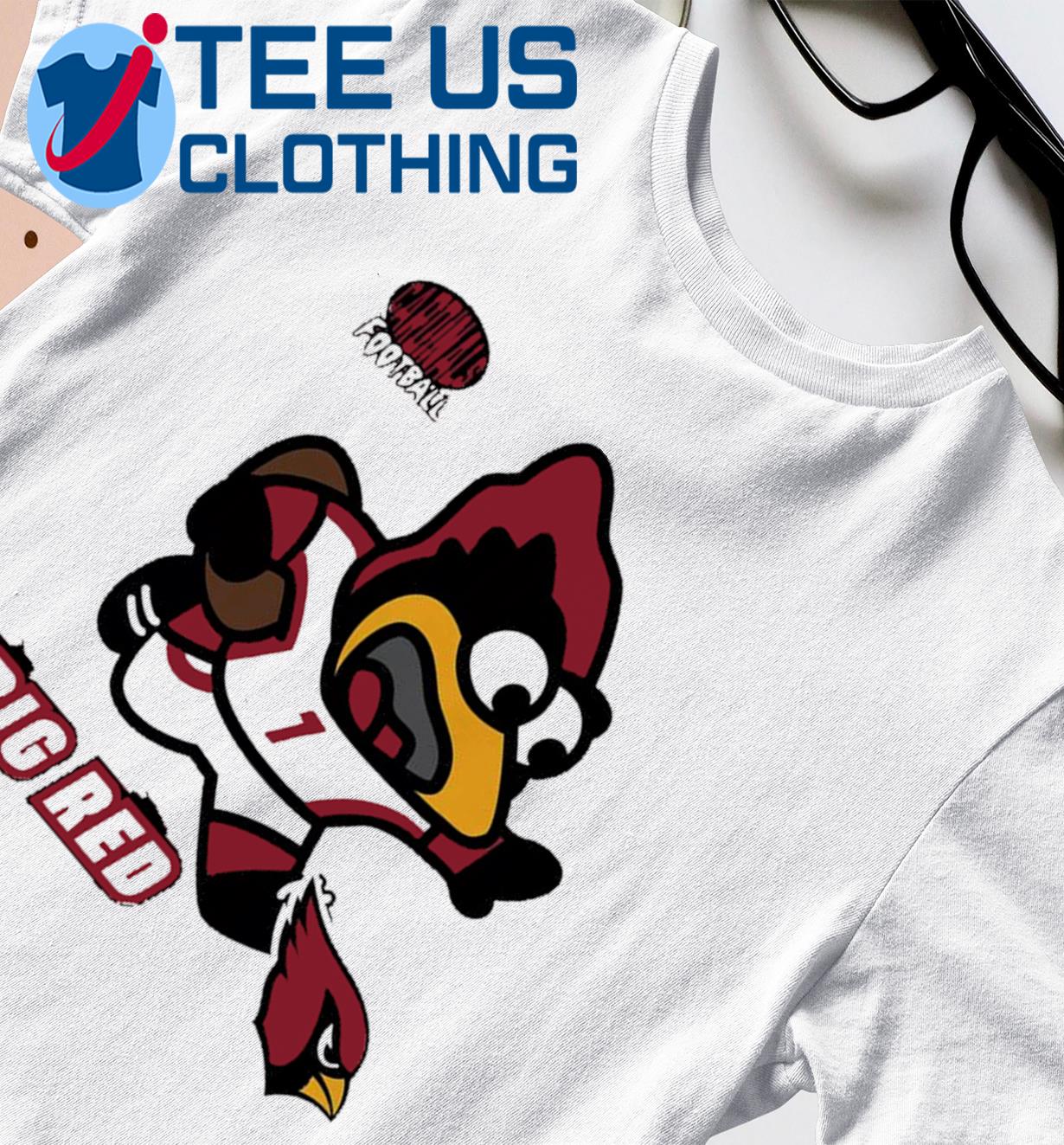 NFL Team Apparel Toddler Arizona Cardinals Sizzle Mascot Red T