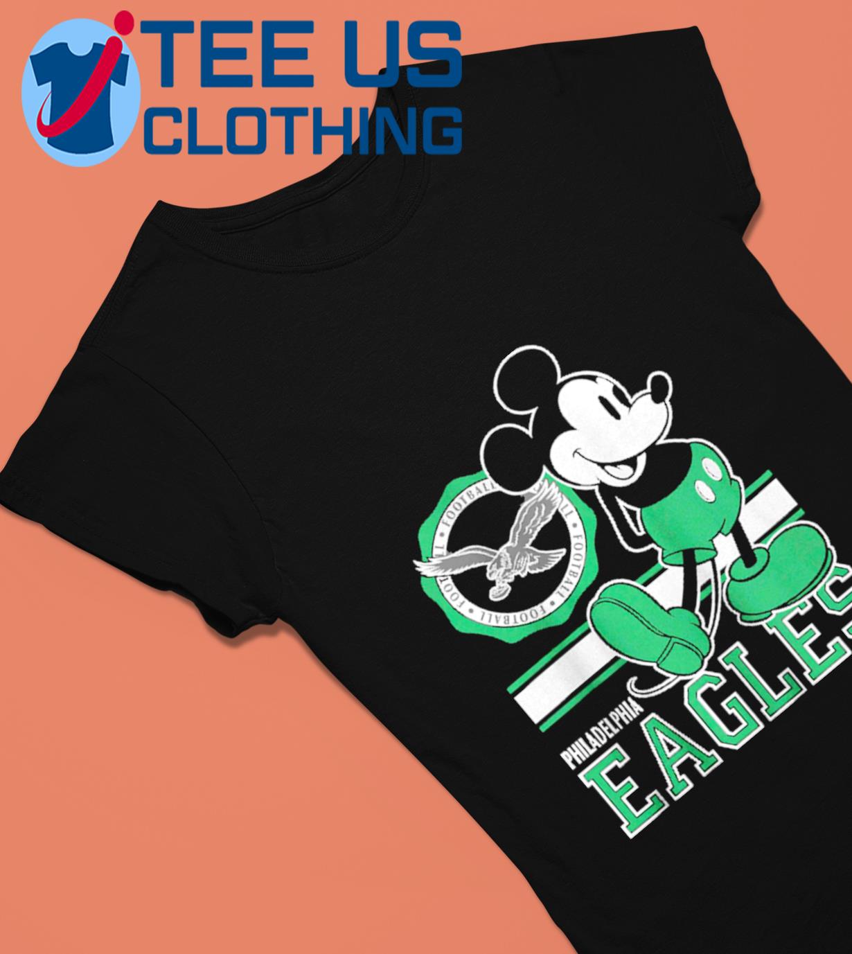 Disney Mickey Mouse love Philadelphia Eagles shirt