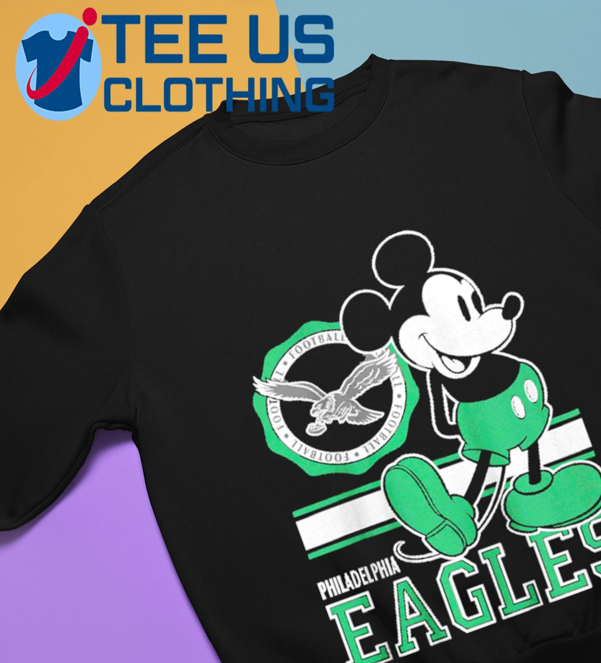 NFL Philadelphia Eagles Disney Number Mickey Mouse shirt