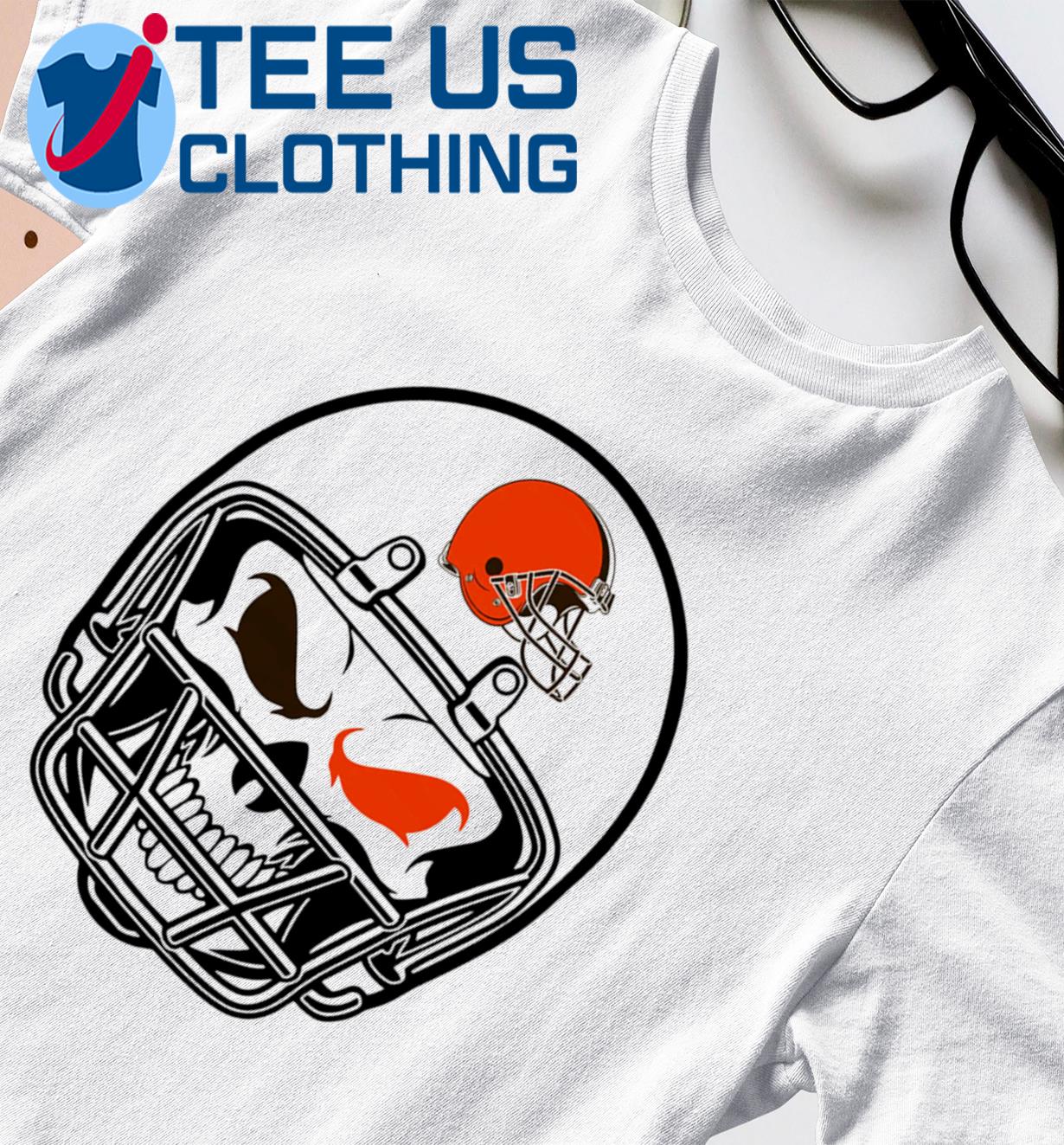 Official cleveland browns helmet T-shirts, hoodie, tank top, sweater and  long sleeve t-shirt