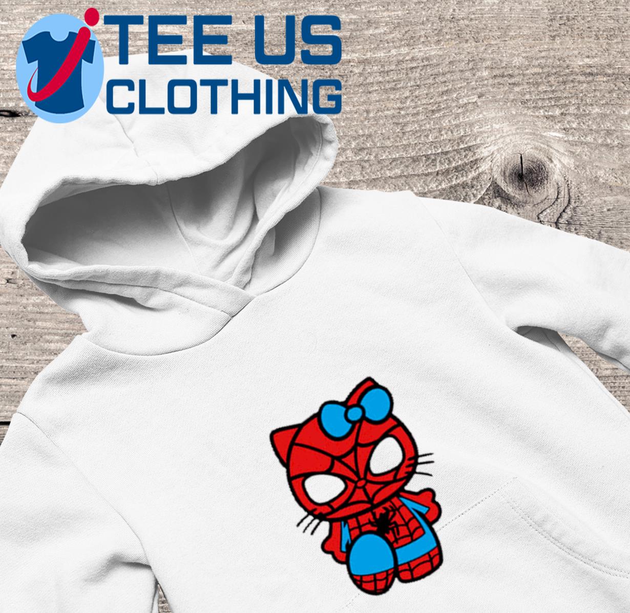 Spider-man Hello Kitty Sweatshirt Spiderman Sweatshirt, Spiderman