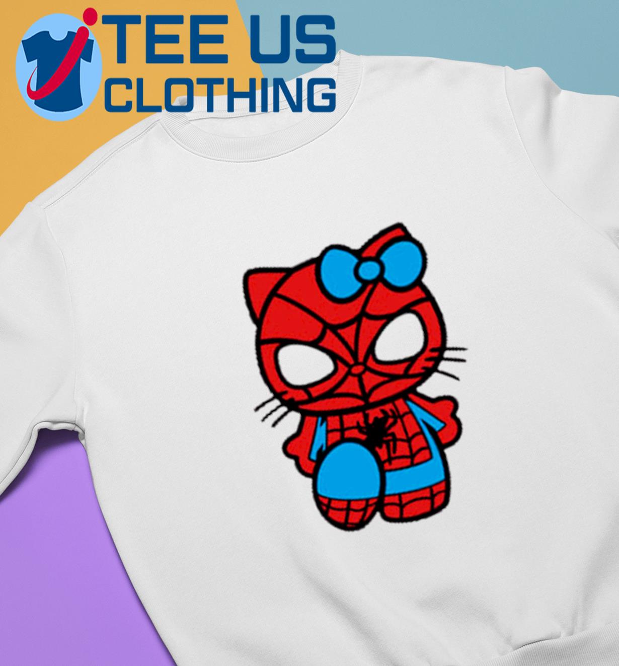 Spider-man Hello Kitty Sweatshirt Spiderman Sweatshirt, Spiderman
