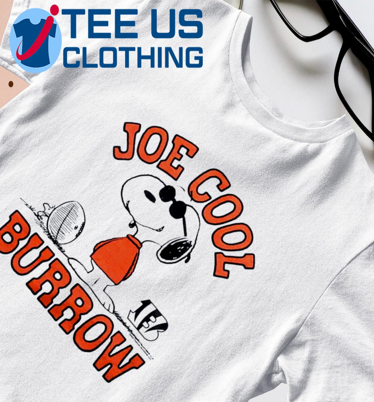 Official Peanuts Snoopy x bengals Joe cool burrow T-shirt, hoodie