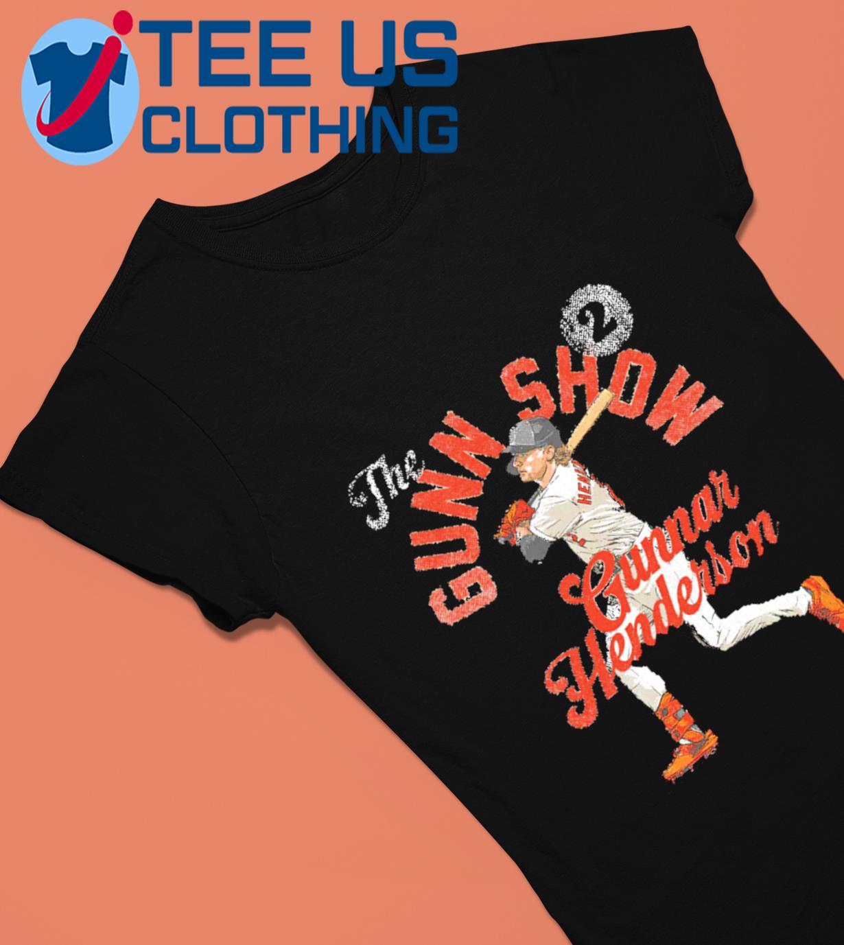 Gunnar Henderson Baltimore Orioles Cartoon T-Shirt