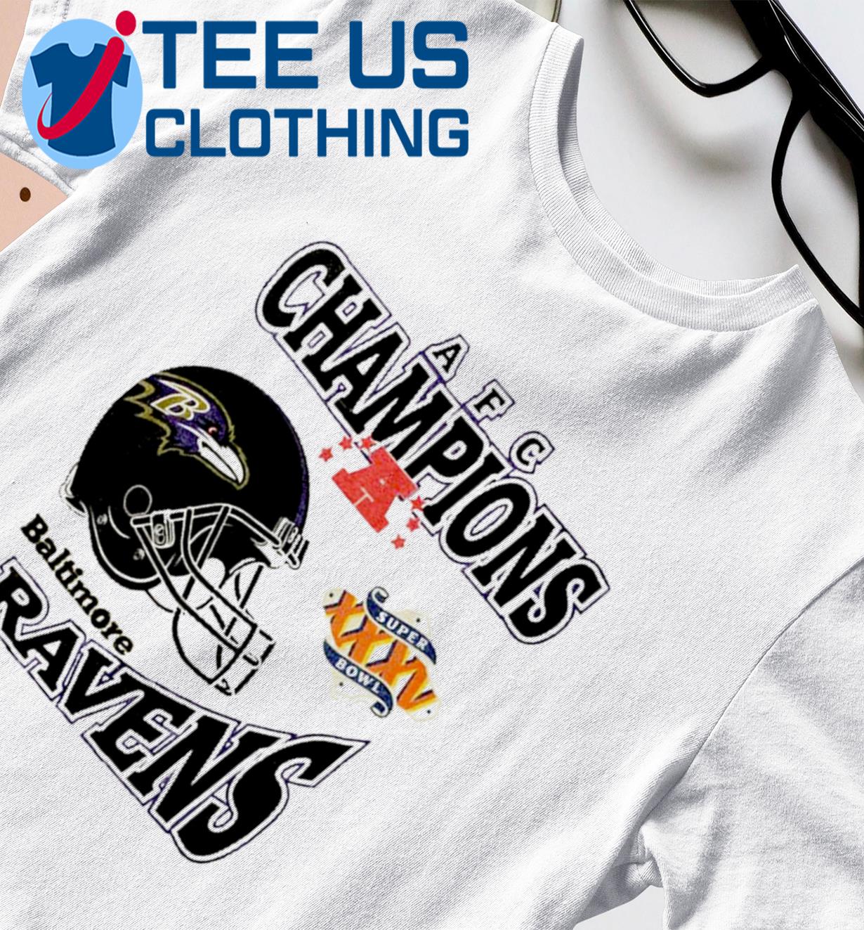 Official Super bowl xxxv champions baltimore ravens T-shirt, hoodie, tank  top, sweater and long sleeve t-shirt