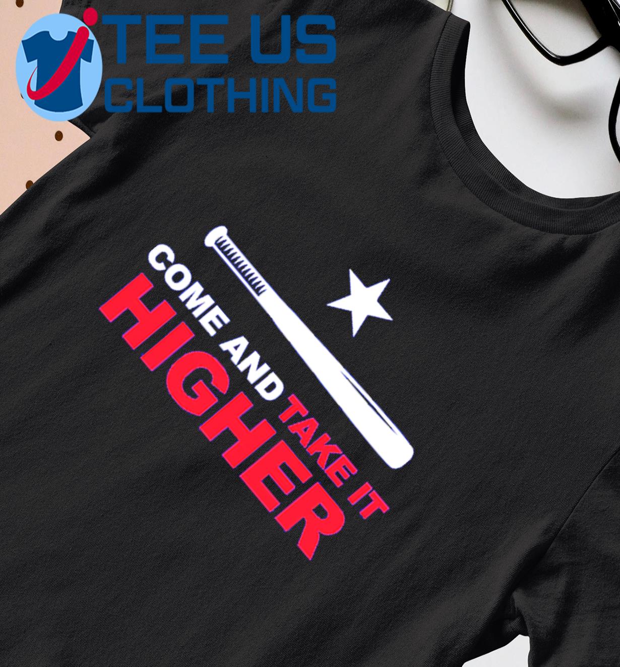 Take me higher Texas baseball shirt, hoodie, sweater, long sleeve and tank  top