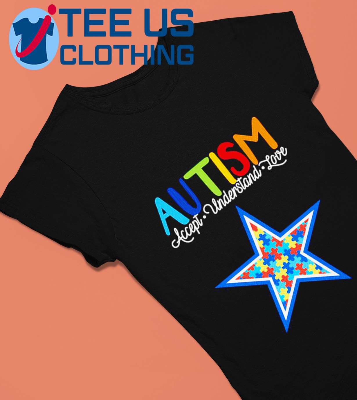 Dallas Cowboys Nfl Autism Awareness Accept Understand Love Shirt