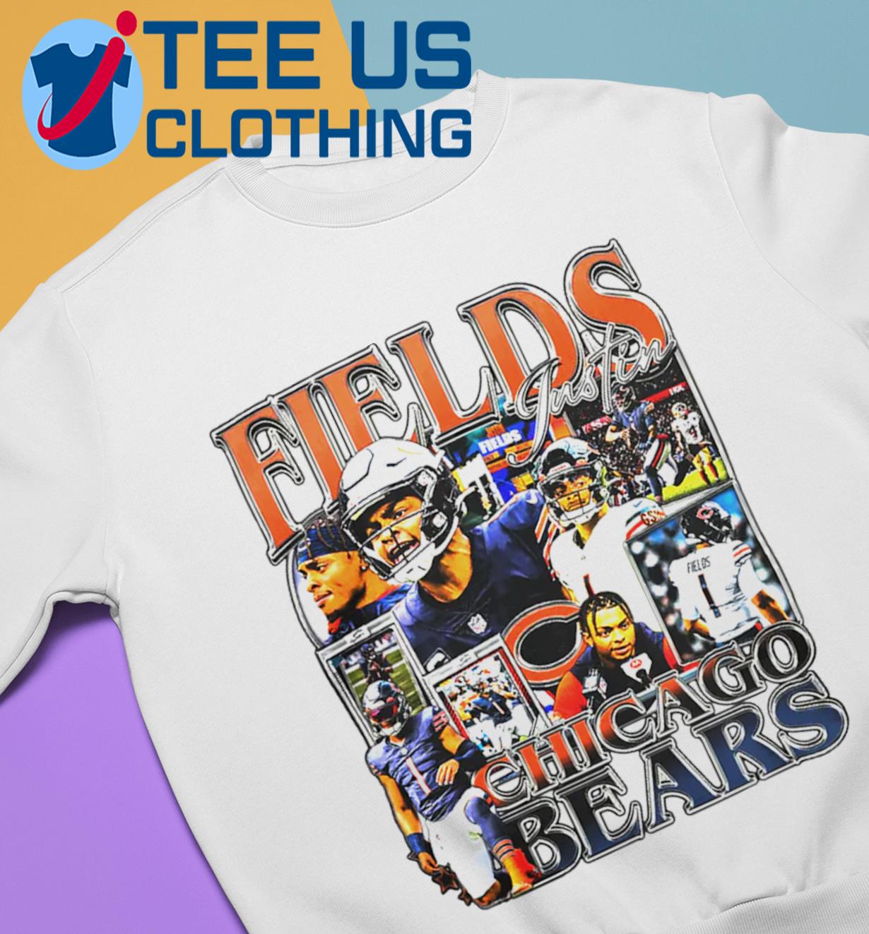 Justin Fields Chicago Bears Nike Player Graphic T-Shirts, hoodie