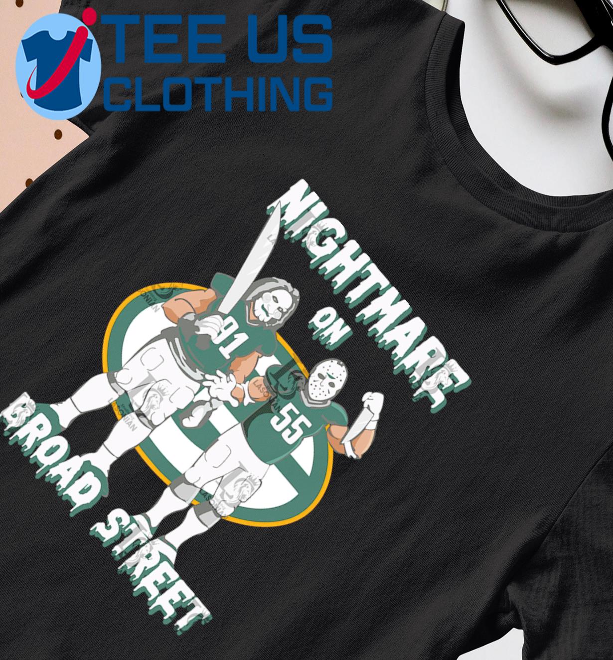 Green Bay Packers Nightmare On Broad Street T-Shirt