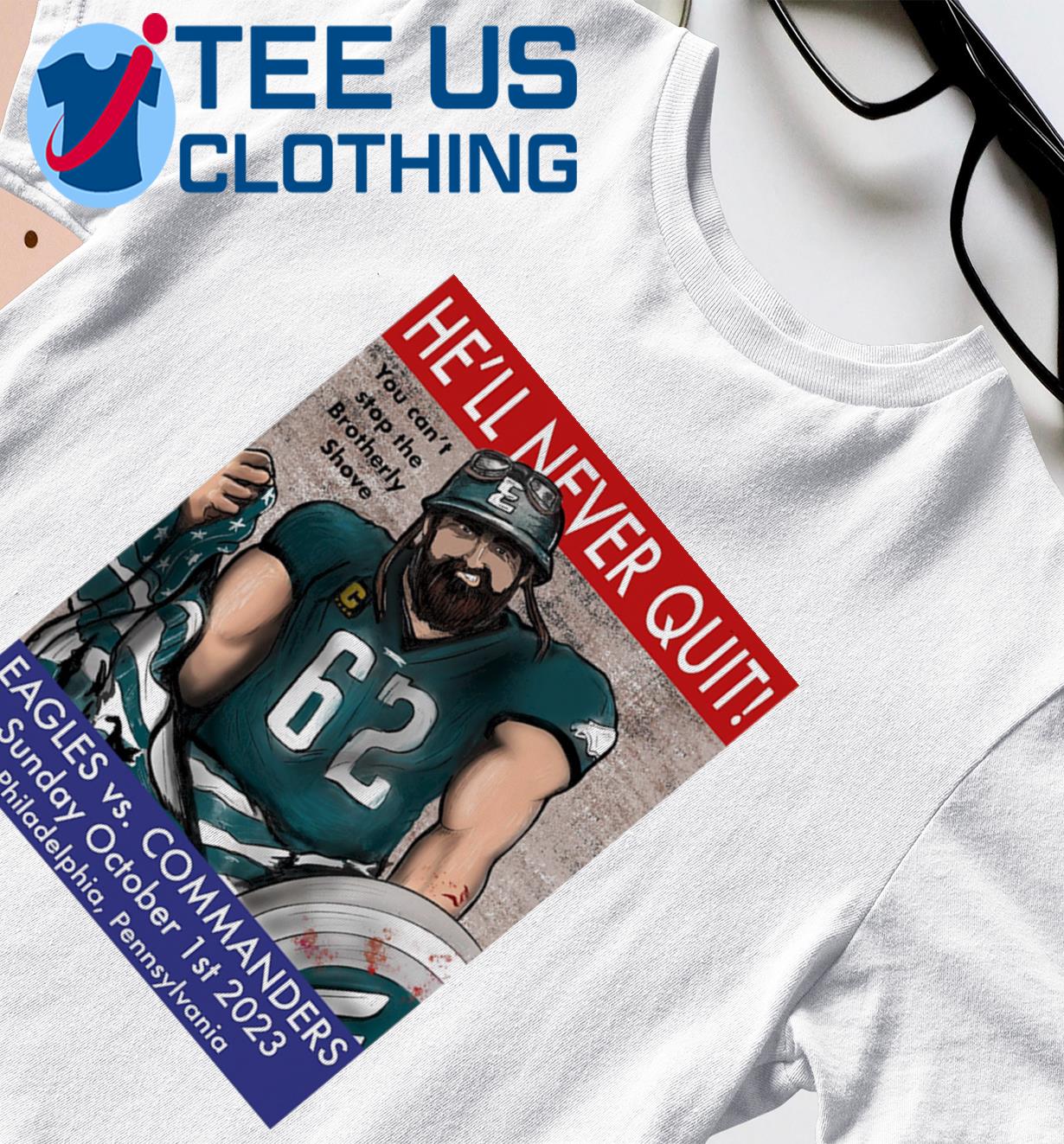 Jason Kelce 62 The More You Hate Us The Stronger We Are Philadelphia Eagles  Super Bowl Champion 2023 3D Hoodie Design - T-shirts Low Price