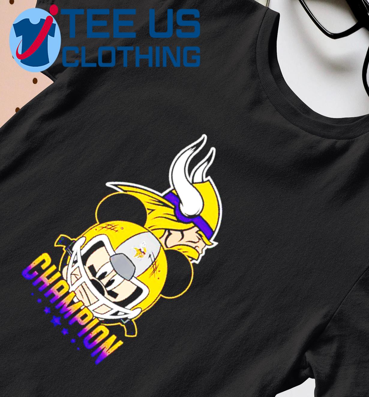 I Love The Vikings Mickey Mouse Minnesota Vikings T-Shirt - T-shirts Low  Price