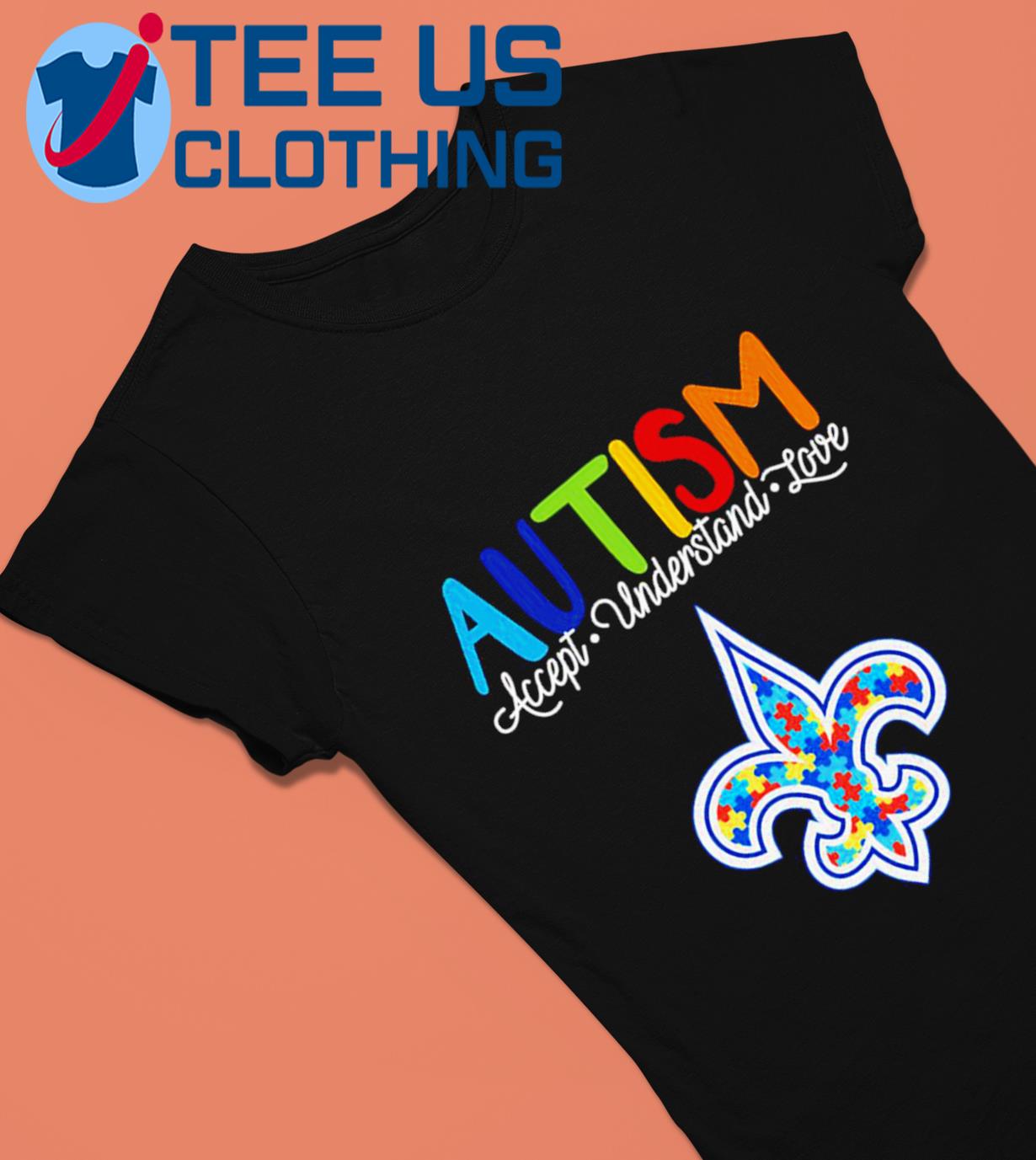 New Orleans Saints NFL Autism Awareness Accept Understand Love Shirt,  hoodie, sweater, long sleeve and tank top