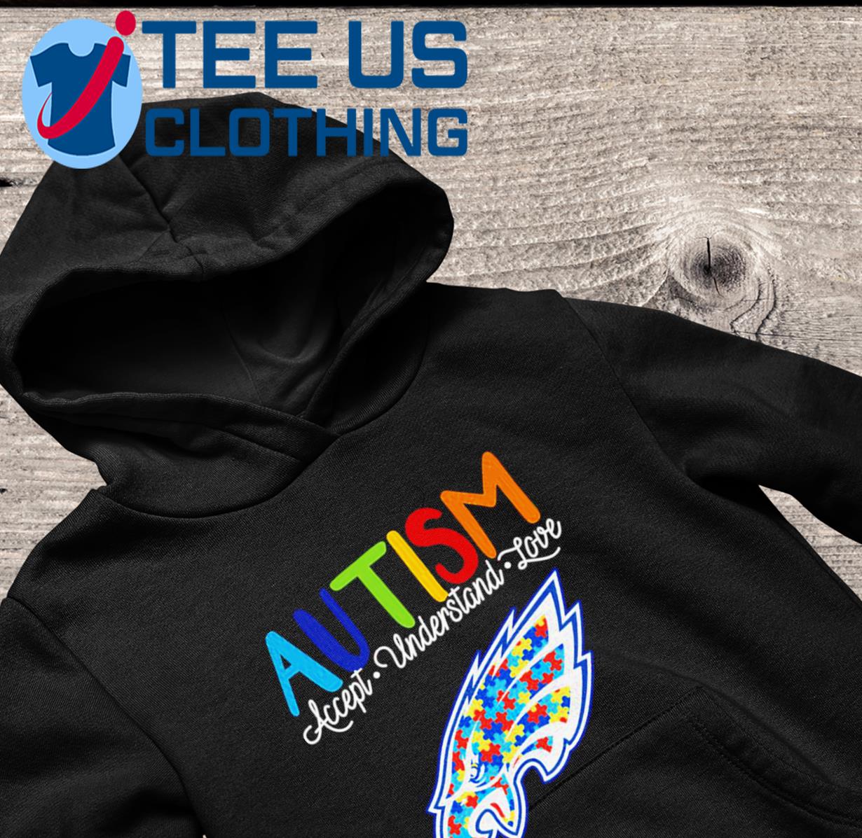 Philadelphia Eagles NFL Special Autism Awareness Design Hoodie T