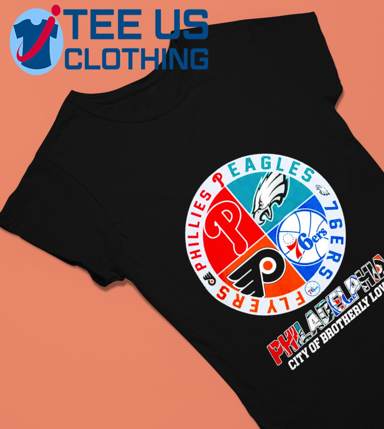 Philadelphia Sport Teams 76ers Eagles Flyers Phillies shirt