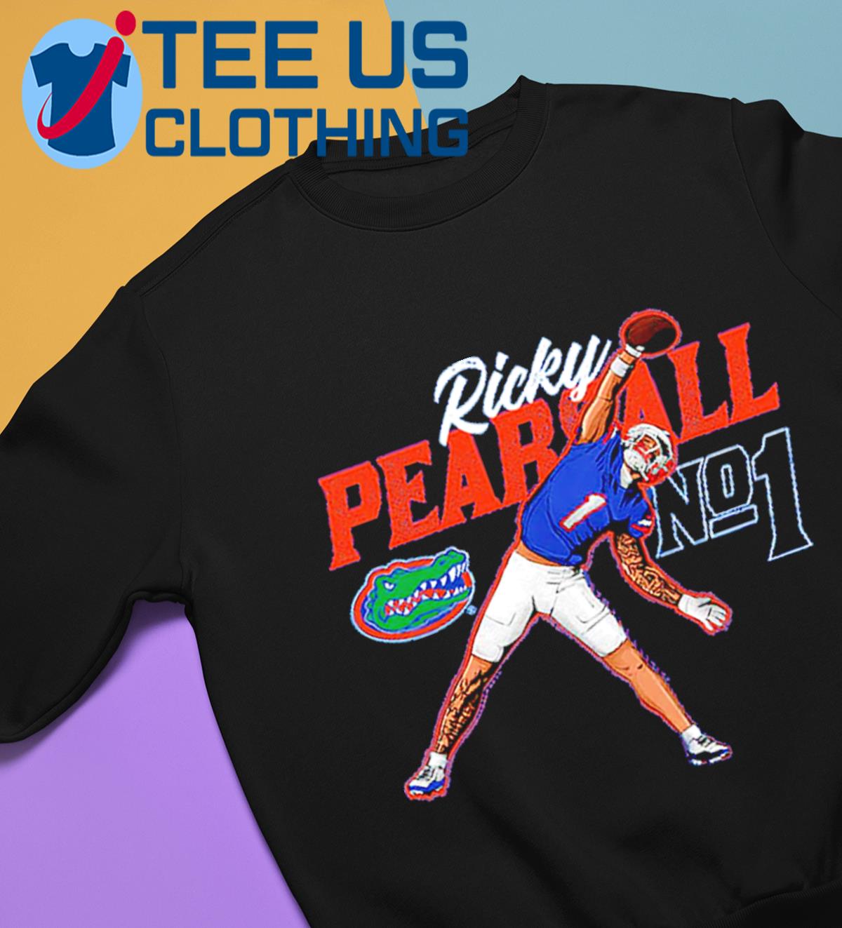 Ricky pearsall Florida gators ncaa Football black caricature shirt, hoodie,  sweater, long sleeve and tank top