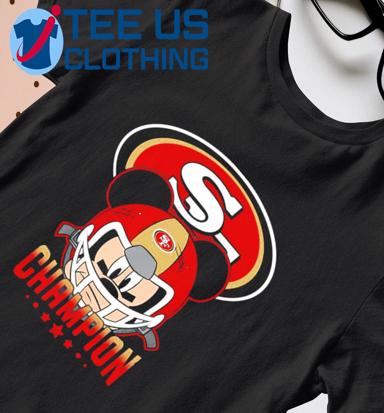 Mickey Mouse Player San Francisco 49Ers T-Shirt