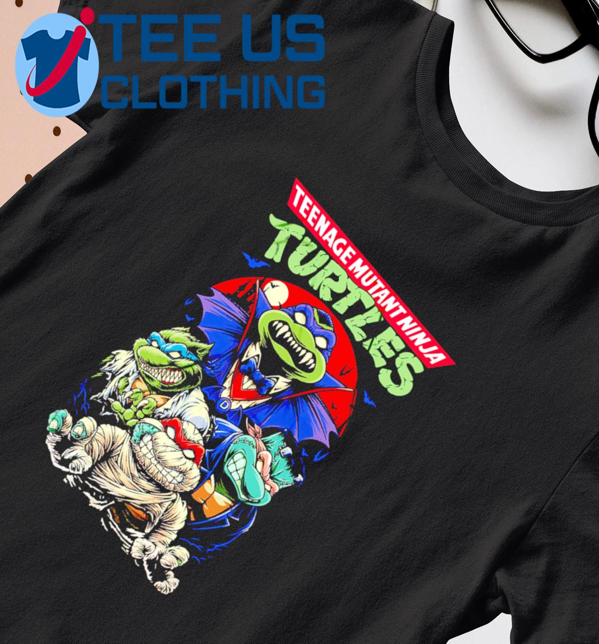 Personalized Ninja Turtles T-shirts Black 4T