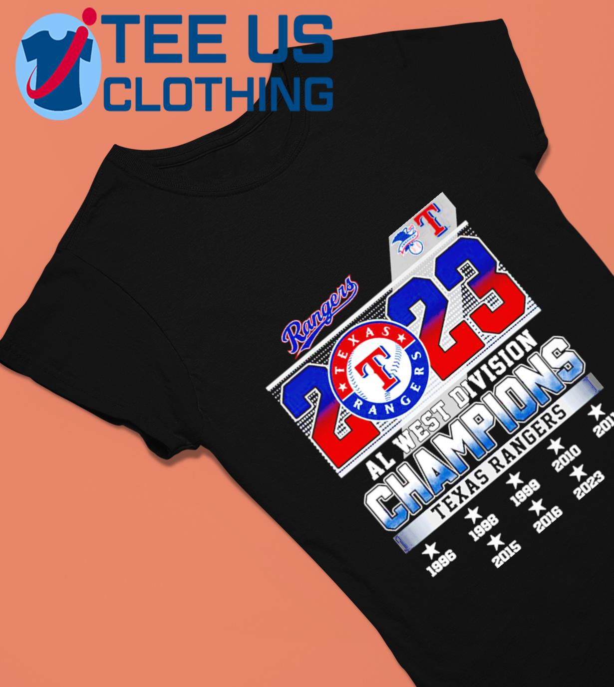 Texas Rangers 2023 American League West Division Champions shirt, hoodie,  sweater, long sleeve and tank top