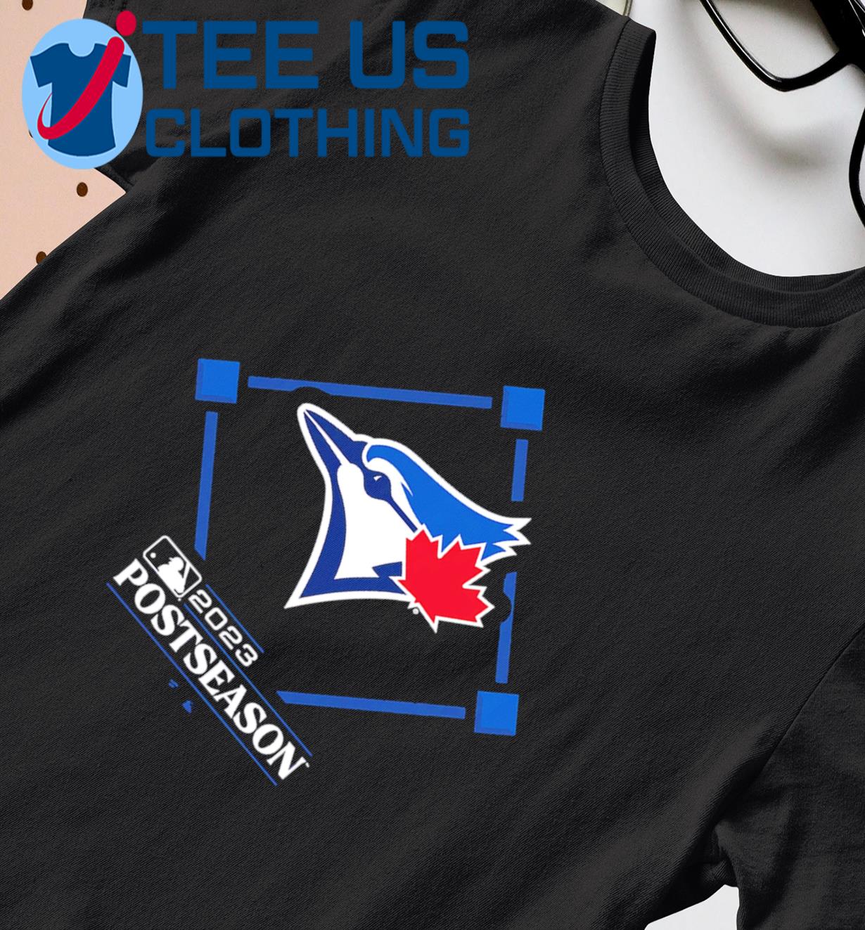 Toronto Blue Jays Fanatics Branded 2020 Postseason Around the Horn T-Shirt  - Black