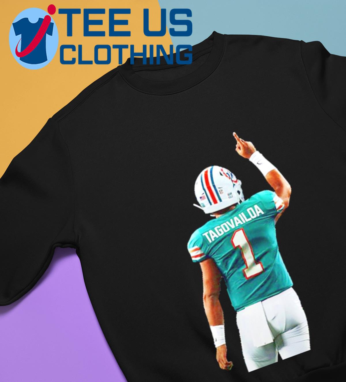 Miami Dolphins Name & Number Graphic T-Shirt - Tyreek Hill 10 - Womens