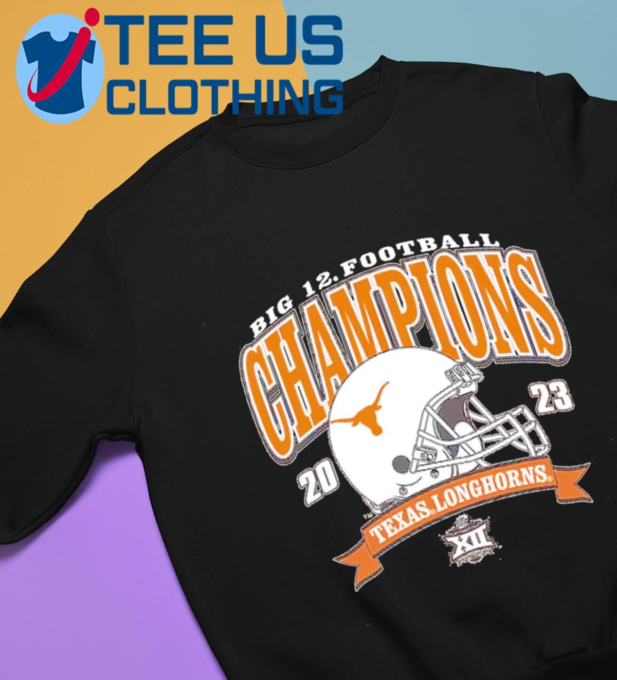 Texas Longhorns Big 12 Football Conference Champions 2023 T-Shirt ...